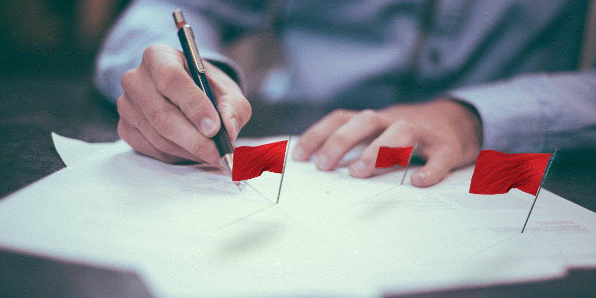 red flags in research