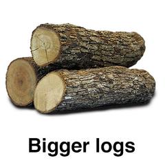 Fats are like logs in a campfire